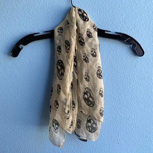 Alexander Mcqueen Skull Scarf